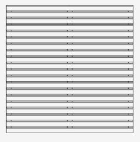 OSMO Sichtblende Rhombus Typ A 890 x 1790 mm Durchblick 17 mm -Verschiedene Ausführungen
