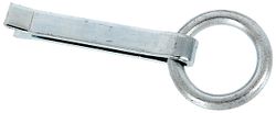 Alberts® Befestigungsring,galv. blau verzinkt zum Einmauern,Länge 170 mm,Außenmaß ⌀65 mm 