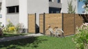 Vorschaubild TraumGarten SYSTEM Holz Thermo Massiv Tor Anthr.-Rahmen 98 x 180