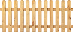 T&J HEIKO-Gartenzaun grün 180 x 80 cm Latten 20/90 mm, glatt; Riegel 28/70 mm