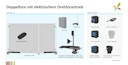 Vorschaubild TraumGarten SYSTEM WPC Doppeltor auf Maß mit E-Antrieb