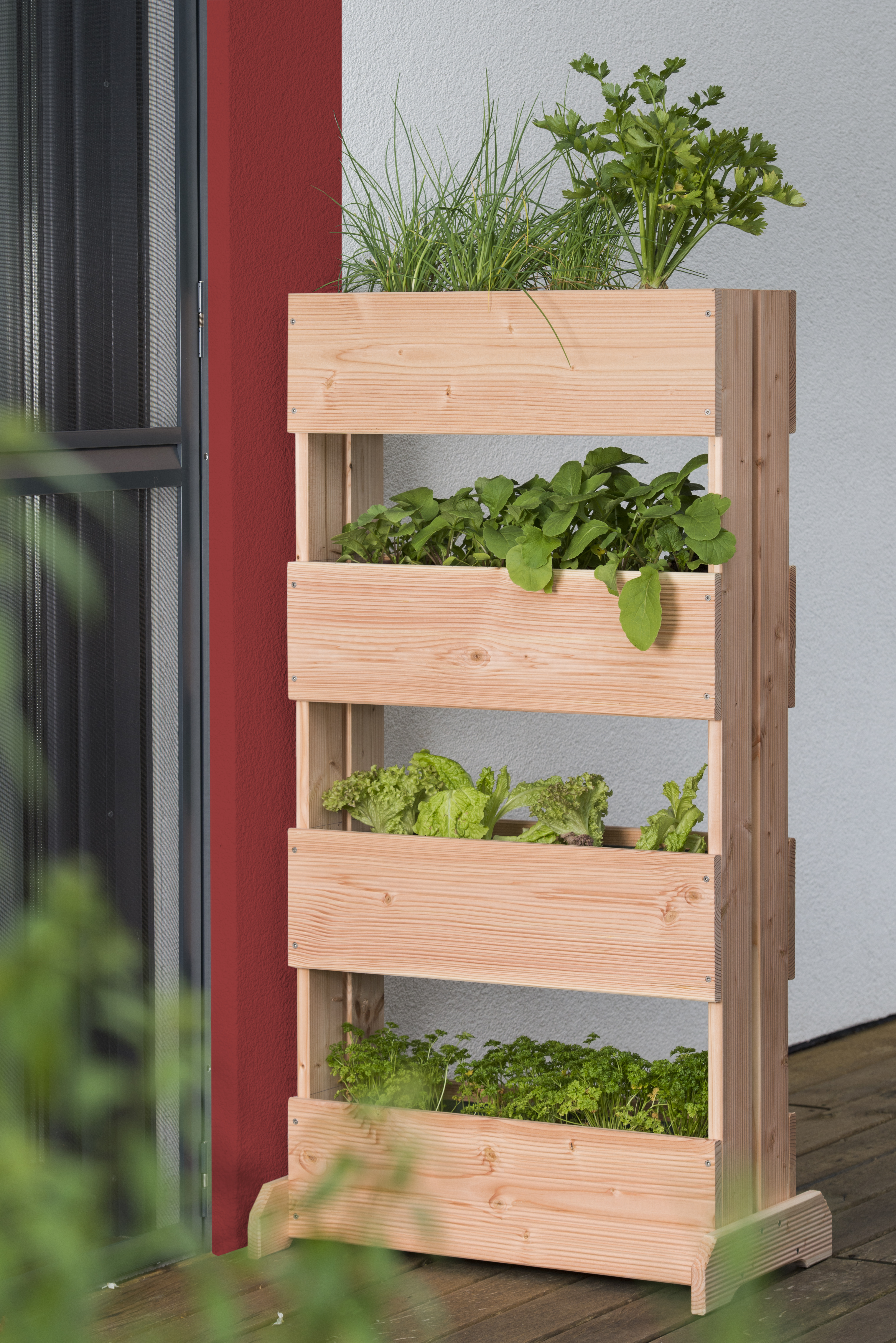 BM TYP 535 Vertikales Hochbeet 69 x 40 x 130cm, Douglasie natur