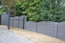 Vorschaubild ORIGI WALLS™ Beton Sichtschutz Bogen LINEA 395/495 x 2000 mm 