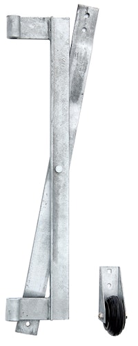 Alberts® Hebetorbeschlag,für Holztore,für unebene Geländeverläufe,feuerverzinkt,700 mm 