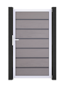 Vorschaubild GroJa Solid Grande Premium Tor Standard 1-flügelig mit Aluminiumrahmen