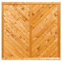 Vorschaubild T&J SUNLINE-Serie Profilbrettzaun, 180 x 180 cm, pinienfarbig lasiert, Rahmen 40/78 mm, Profilbretter 16/118 mm 