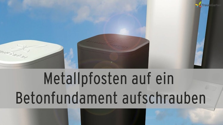 TraumGarten Metallpfosten 70 x 70 mm TraumGarten Metallpfosten 70 x 70 mm