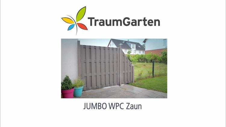 TraumGarten Jumbo WPC Alu-Design 179x179 cm TraumGarten Jumbo WPC Alu-Design 179x179 cm