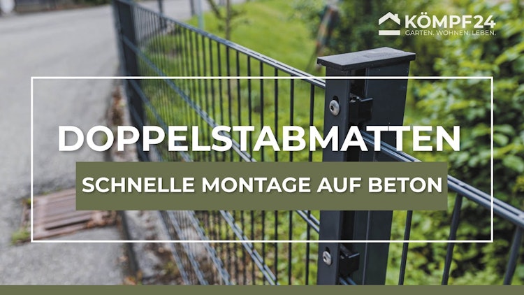 Kraus Doppelstabmatte 8/6/8-1630 mm-2510 mm-vorverzinkt-anthrazit Kraus Doppelstabmatte 8/6/8-1630 mm-2510 mm-vorverzinkt-anthrazit