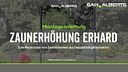 Vorschaubild Alberts®  Zaunerhöhung Erhard 60 x 60 mm für Doppestabmatten-Zaun