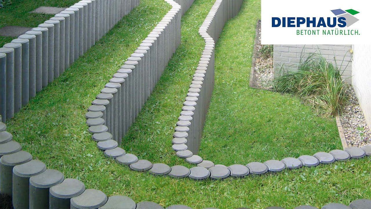 Diephaus KLEIN-Palisade GRAU 15/60 CM
